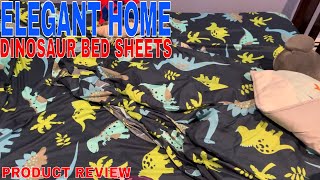 ✅  Elegant Home Dinosaur Bed Sheets 🔴