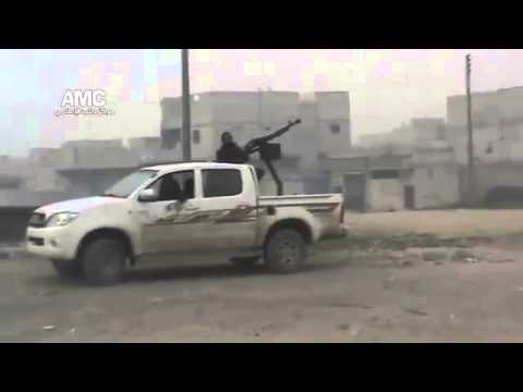 استهداف قوات النظام من قبل لواء شهداء 1980 في مطار حلب في محافظة حلب