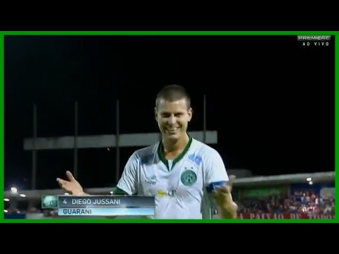Gol de Diego Jussani - CRB 1 x 1 Guarani - Narração CARLOS BATISTA. 22/07/2017