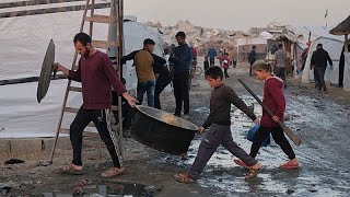 Los palestinos en Gaza denuncian la falta de alimentos básicos en la ayuda humanitaria