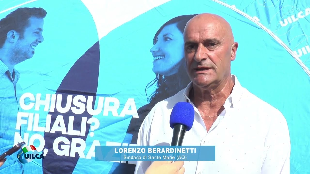 Desertificazione bancaria - Lorenzo Berardinetti sulla campagna Uilca