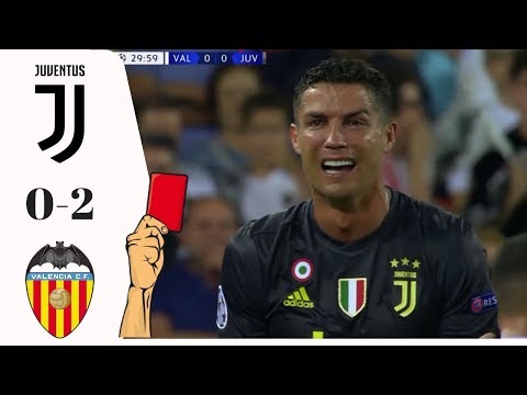 Ronaldo é expulso e Juventus bate valência por 2x1!