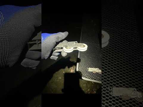 Wielen vervangen aluminium schuifdeur