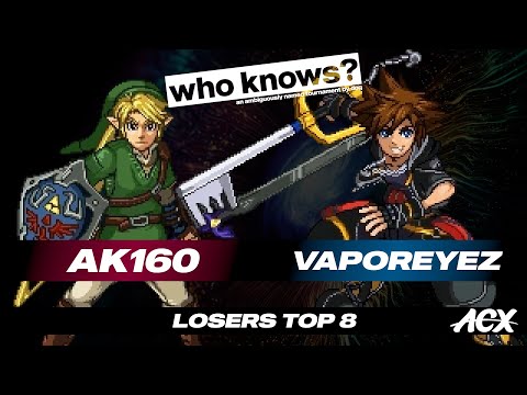 AK160 (Link) vs VaporeyeZ (Sora) - Losers Top 8 - who knows?
