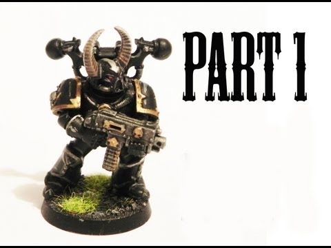 How to paint Black legion Chaos Space Marines pt.1