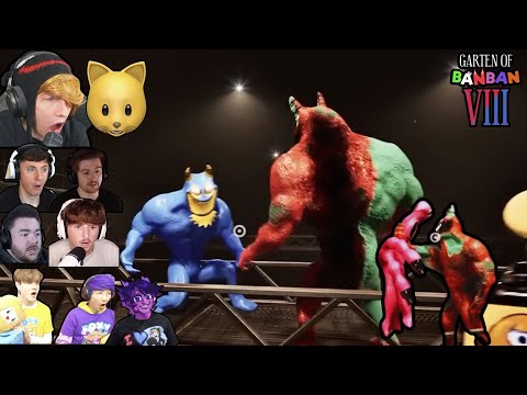 YouTubers React to Garten of Banban 8 ENDING