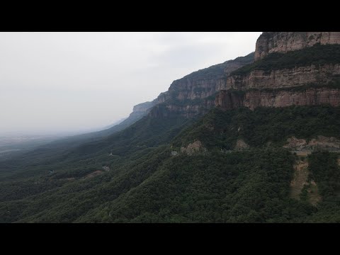 Estrada da montanha Taihang, estrada da montanha Taihang, montanha Taihang, Henan Anyang Linzhou, cenário da montanha Taihang