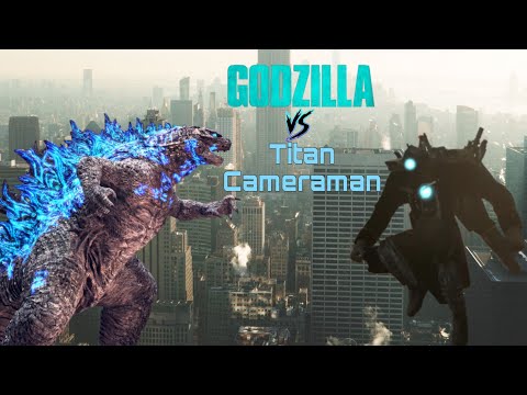 Godzilla Vs. Titan Cameraman