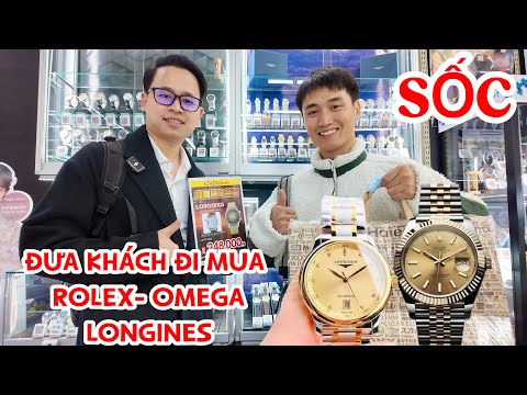25/10 | Khách Việt Lần Đầu Mua Rolex Vàng Khối Ở Nhật | Chốt Liền Tay Longines & Omega Kim Cương!