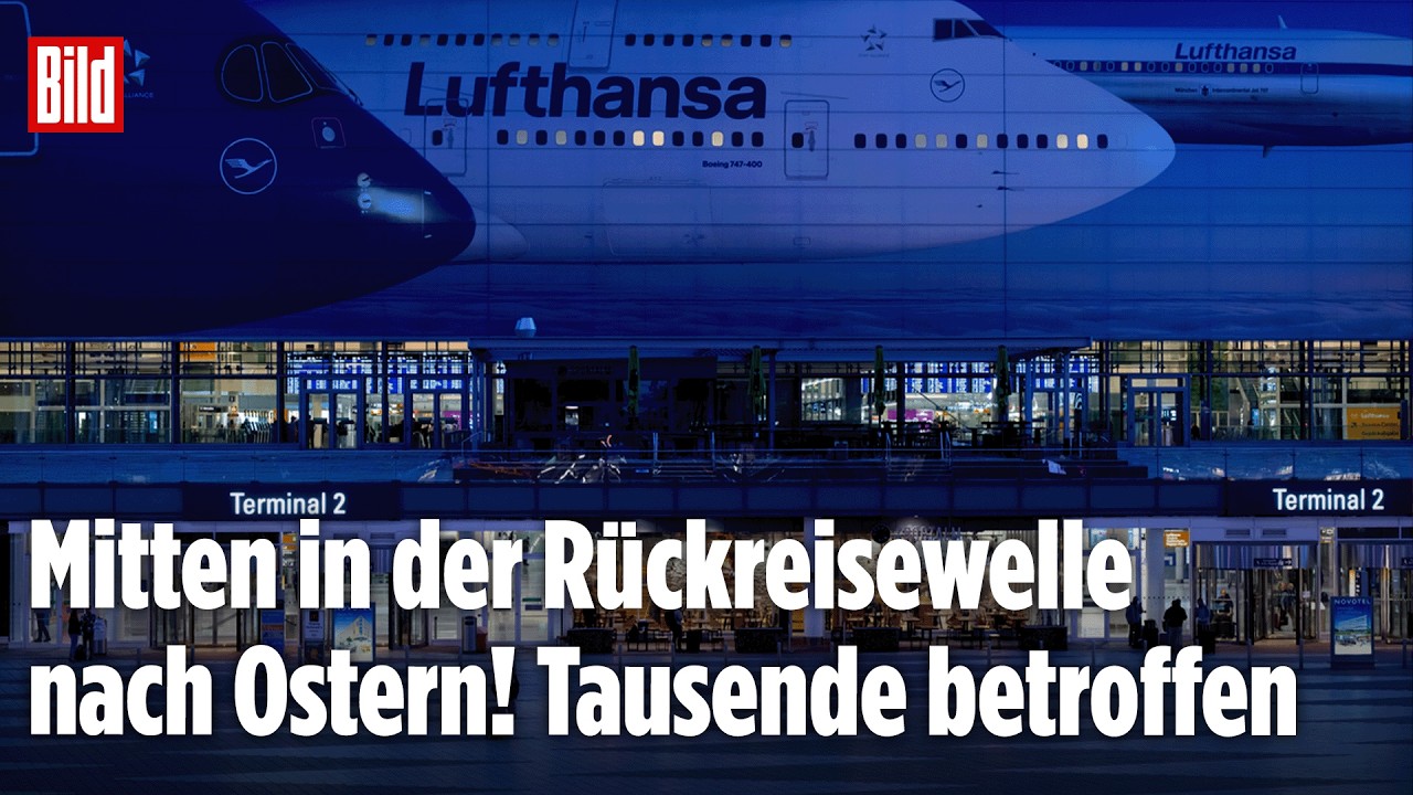 LUFTHANSA STREIKT: Flugausfälle in Frankfurt, München, Berlin! Tausende betroffen