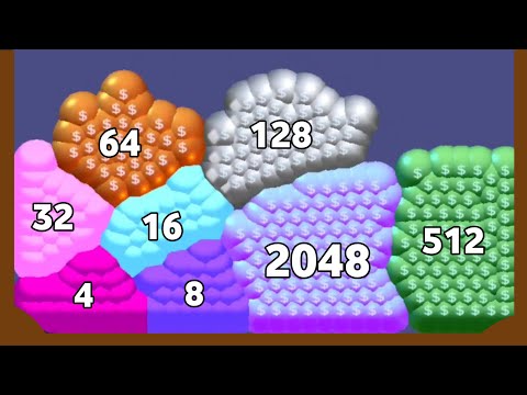 Merge The Jelly Gameplay - Jelly 2048 (Infinity Colorful ASMR Games)