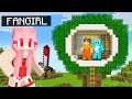 I Built A SECRET TREEHOUSE To Hide From Crazy Fan Girl In Minecraft