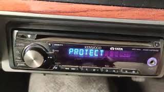How to fix KENWOOD protect lock | How to remove Protect from KENWOOD car music player | solved