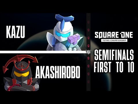 Kazu vs Akashirobo - SEMIFINALS - Square One Tetris Championship 2023