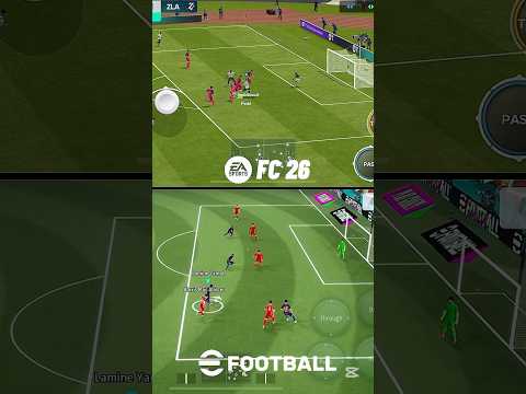 EA FC26 vs eFootball 2026 🤩 #efootball #eafc #fcmobile