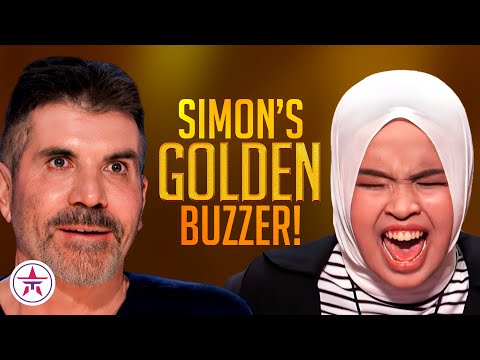GOLDEN BUZZER! Simon Cowell Asks Blind Singer Putri Ariani to Sing SECOND SONG on AGT 2023!