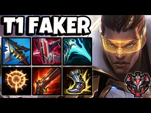 T1 Faker LUCIAN MID vs ZOE - Patch 11.5 Ranked Korea ✅