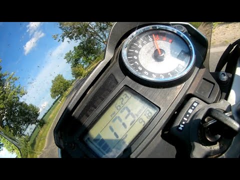 Honda Hornet 600 0-200km/h acceleration (Honda CB600F)