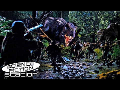 The Tyrannosaurus Rex's Attack The Camp | The Lost World: Jurassic Park | Science Fiction Station