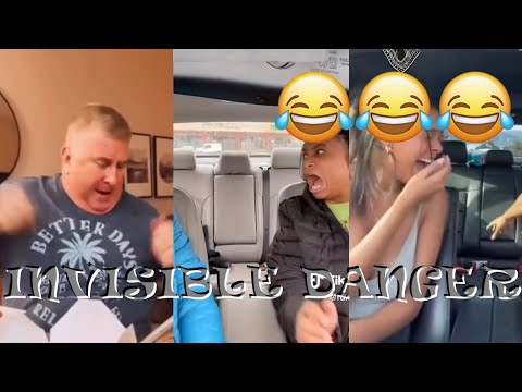 INVISIBLE DANGER PRANK (Try Not To Laugh!!) 😂 | Funny TikTok Compilation 🤣🤣🤣