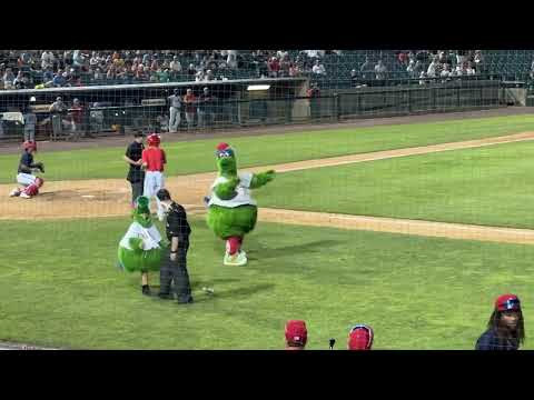 Phanatic gets ejected- And pies an umpire!