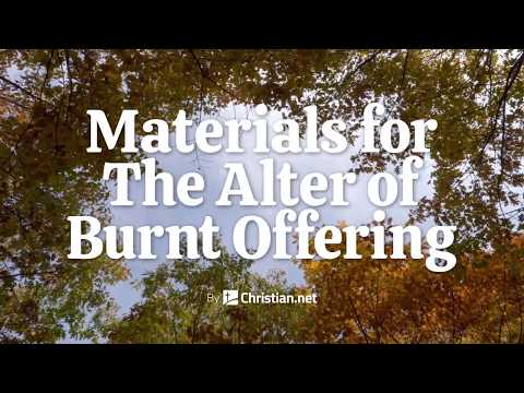 Exodus 38: Alter Of Burnt Offering | Bible Stories