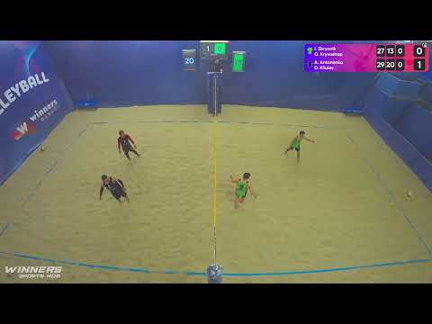 19:50 I. Skrynnik / O. Kryvoshap - A. Antonenko / D. Kliuiev 03.04.2023 | Winners Beach Volleyball