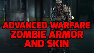 Call of Duty Advanced Warfare How to Unlock Zombie Armor and Zombie Skin for Multiplayer!