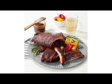 Burnt Finger BBQ 3er-Pack geräucherte Baby Back Ribs mit Rub und...
