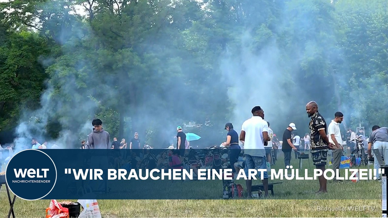 BERLIN: "Haben sie halt Pech gehabt!" Rauch, Müll und laute Musik! Anwohner fordern Grillverbot!
