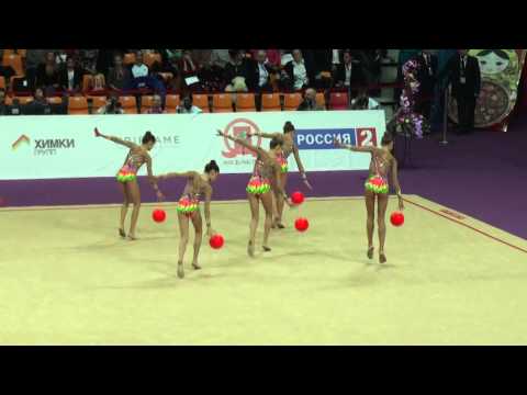Junior team Germany, 5 balls. Grand Prix, 2015, Final, Moscow.