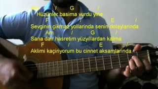 Gitar Dersi - Kumralım (Yaşar) 2. Bölüm (Şarkının Çalınışı)