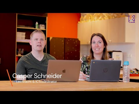 Casper Schneider van basisschool het Drieluik verteld over het verschil Kwaliteitsbieb en SharePoint