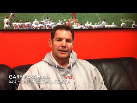 Interview w/SJU Football Coach Gary Fasching - 2017 North Central