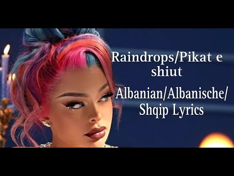 Katja Krasavice x Leony  - Raindrops Albanian/Albanische/Shqip Lyrics