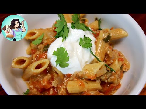 Easy One Skillet Taco Pasta | WW (Weight Watchers) Family Friendly WW Recipe -Points on all Plans💚💙💜