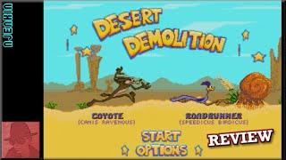 Desert Demolition - on the SEGA Genesis / Mega Drive - with Commentary !!
