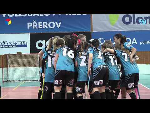 Florbal liga dorostenek: FBC Spartak Přerov - FBŠ Teiwaz  7:2, 1.FBK Rožnov p. Radhoštěm 4:1