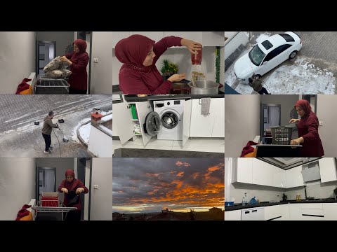 ❌O KADAR ELEŞTİRİ ALDIM‼️GECE MESAİSİ BAŞLADI😢ÇAMAŞIR MAKİNAMI MİSLEDİM👍KARA ŞİMŞEK PİŞİRDİM👍