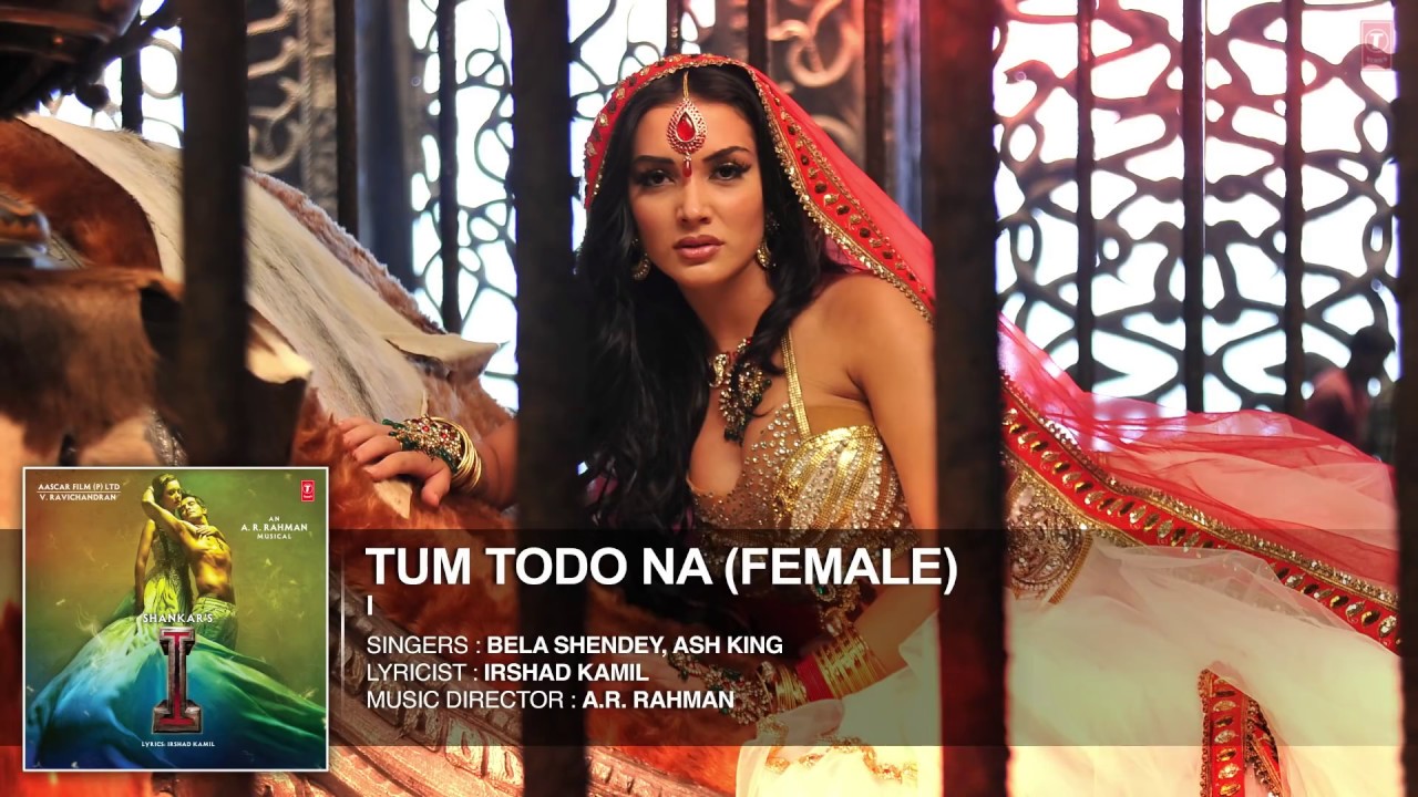 Tum Todo Na (Female Version) Lyrics | I | Bela Shende, Ash King | A R Rahman