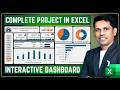 Complete Excel Project With Interactive Dashboard Resume Project Step By Step Tutorial