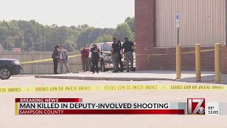 Man killed in deputy-involved shooting in Sampson County