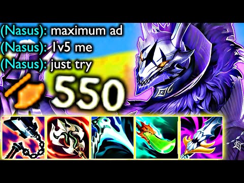 FULL AD NASUS IS UNFAIR... SORRY ENEMIES