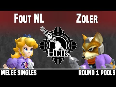 Heir 4 - Fout NL (Peach) vs Zoler (Fox) - MELEE SINGLES - ROUND 1 POOLS