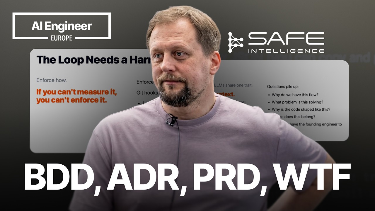 AI Decisions: BDD, ADR, PRD, and Harnessing AI - AI Engineer