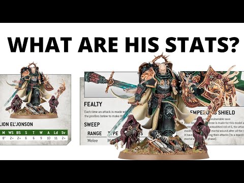 HUGE Warhammer 40K Rules Reveal - Lion El'Jonson's Rules Unveiled!
