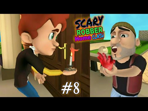 Scary Robber Home Clash : A Fire-y Surprise - Full GamePlay Walkthrough Part 8 (Android,iOS)