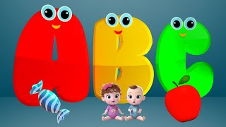 abc phonics song | a for apple | nursery rhymes | alphabet song for kids