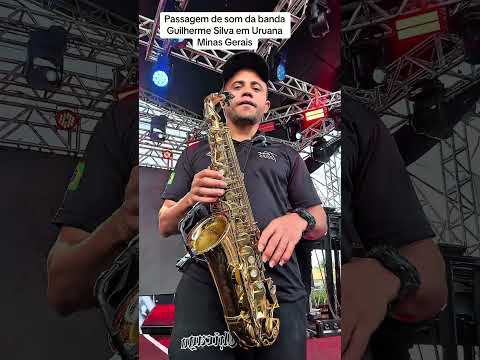 Passagem de som da banda @guilhermesilvaoficial2025 em Uruana Minas Gerais