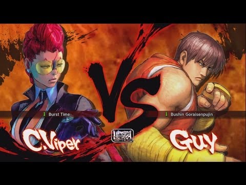 Hironoshin (Viper) vs Kiyomatsu (Guy) - USF4 Match *1080p*